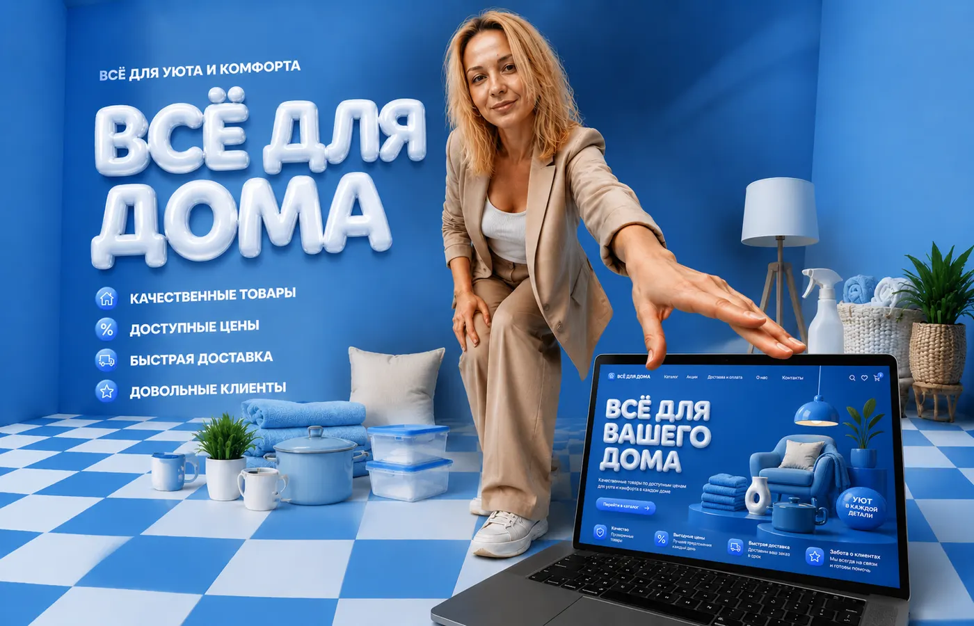 Интернет-магазин «Всё для дома» — заказать интернет-магазин товаров для дома